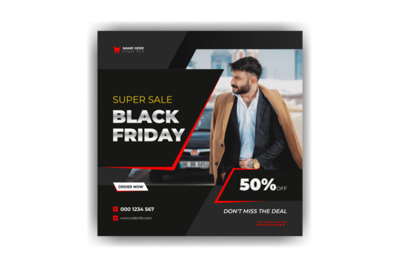 Download Fashion Black Friday Instagram Post - Premium Resources