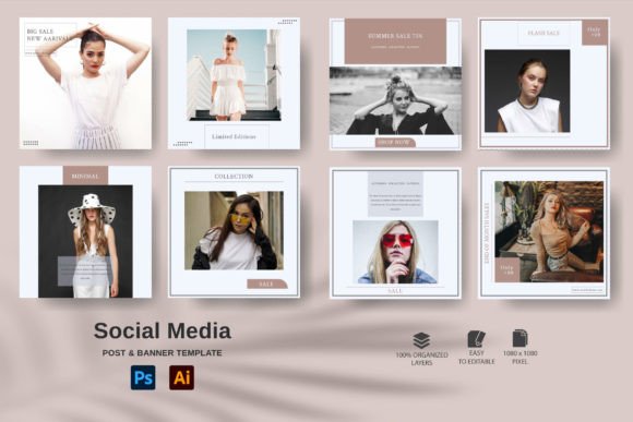 Download Minimalist Fashion Post Instagram - Premium Bundle