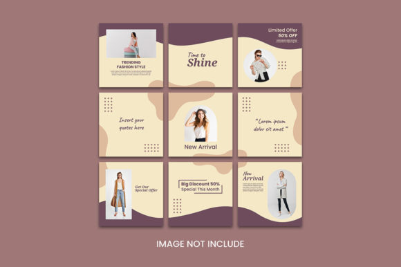 Download Instagram Fashion Post Template - Premium Bundle