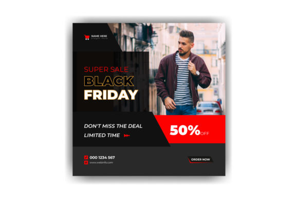 Download Fashion Black Friday Instagram Post - Premium Resources